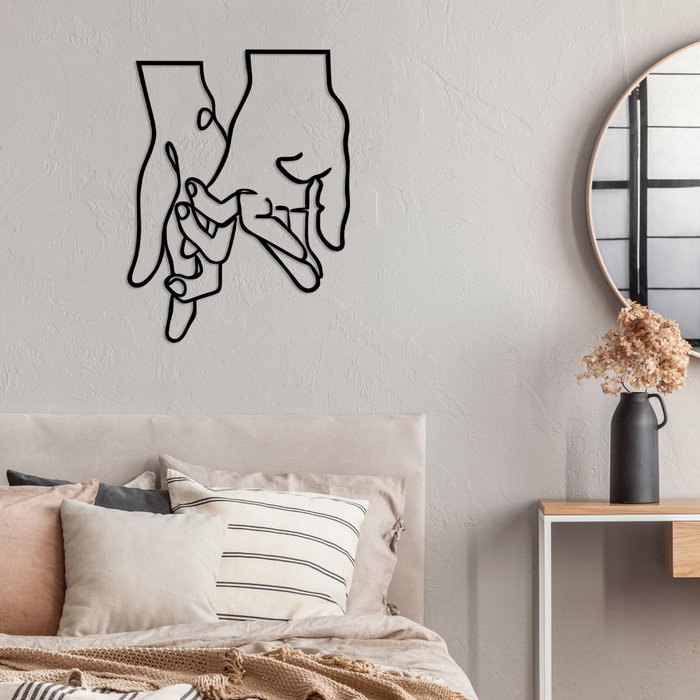 Wallity Pinky Love Escultura de pared en Negro Wallity Pinky Love Escultura de pared en Negro